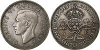 2 Shillings 1941 British Royal Mint Großbritannien George VI, British Royal Mint, Silber, S+ S+