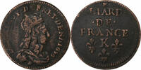 France Liard de France Louis XIV, Bordeaux, Copper -