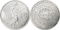 France 10 Euro Semeuse, Pessac, Silver -