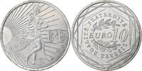 France 10 Euro Semeuse, Pessac, Silver -