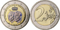 Luxembourg 2 Euro 50th Anniversary - Accession of Grand-Duc Jean, Iridescent -