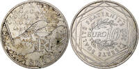 France 10 Euro Bretagne, Pessac, Silver -