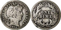 United States Dime Barber, Philadelphia, Silver -