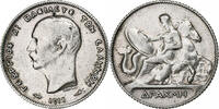 Greece Drachma George I, Paris, Silver -