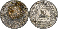 Morocco 10 Francs Mohammed V, Paris, Silver -
