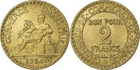 France 2 Francs Chambre de commerce, Paris, Cupro-Aluminium -