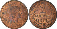 France 2 Centimes Coin, Dupuis, Paris, Bronze, KM:841 -