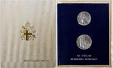 Vatican Set 500 L. and 1000 L. John Paul II, Rome, Silver -