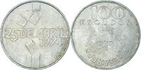 Portugal 100 Escudos Coin, Lisbon, Silver, KM:603 -