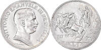 Italy Lira Coin, Vittorio Emanuele III, Rome, Silver, KM:57 -