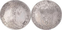 France Ecu Coin, Louis XIV, Écu à la mèche longue, Troyes -