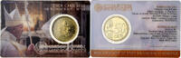 Vatican 50 Centimes Francis I, Coin card, Rome, Nordic gold -