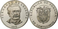Panama 50 Centesimos Franklin Mint, Proof, Copper-Nickel Clad Copper -