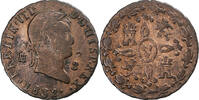 Spain 2 Maravedis Ferdinand VII, Segovia, Copper -