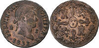 Spain 2 Maravedis Ferdinand VII, Segovia, Copper -