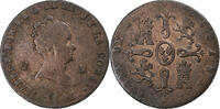 Spain 2 Maravedis Isabel II, Segovia, Copper -