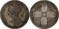 Great Britain Florin Victoria, London, Silver -