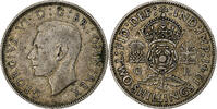 Great Britain 2 Shillings George VI, London, Silver -
