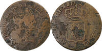 France 1/2 Sol au buste enfantin Louis XV, Paris, Copper -