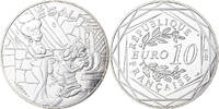 France 10 Euro Astérix Égalité (La zizanie), MDP, Silver -