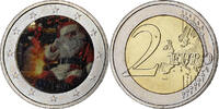 Luxembourg 2 Euro 10 Years of Euros Cash, Colourized, Utrecht -