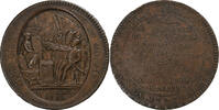France Monneron de 5 Sols Birmingham, Copper -