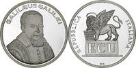 Italy Ecu Galileo Galilei, Silver, Proof -