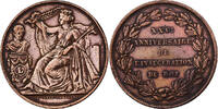 Belgium Medaille 25 ans de l'intronisation de Léopold Ier, Copper -