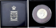 Monaco 100 Francs Rainier III, 40e Anniversaire de règne, MDP, Silver -