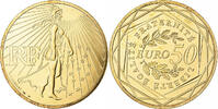 France 10 Euro Semeuse, Gilded, MDP, Silver -