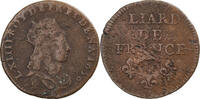 France Liard Louis XIV, Copper -