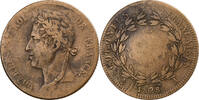 French Antilles 5 Centimes Charles X, Paris, Bronze -