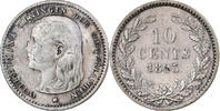 Netherlands 10 Cents Wilhelmina I, Utrecht, Silver -