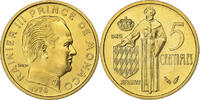 Monaco 5 Centimes Rainier III, MDP, série FDC, Cupro-Aluminium -