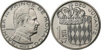 Monaco 1 Franc Rainier III, MDP, série FDC, Nickel -