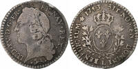 France 1/20 Écu au bandeau Louis XV, Bayonne, Silver -