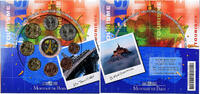 France Set 1 ct. - 2 Euro + Medal French Euro Souvenir set, BU, MDP -
