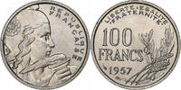 100 Francs 1957 Paris Frankreich Cochet, Paris, Cupronickel, VZ+ VZ+