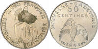 50 Centimes 1948 Paris Neukaledonien Paris, Pattern, Nickel-Bronze, VZ VZ