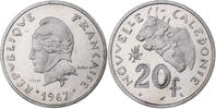 20 Francs 1967 MDP Neukaledonien MDP, Pattern, Nickel, STGL STGL