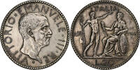 Italy 20 Lire Vittorio Emanuele III, Rome, Silver, KM:69 -