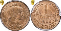 France 1 Centime Daniel-Dupuis, Paris, Bronze, PCGS, Gadoury:90 -