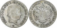Austria 20 Kreuzer Ferdinand I, Alba Iulia, Silver, KM:2208 -