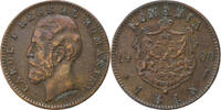 Romania 1 Ban Carol I, Bucarest, Copper, KM:26 -