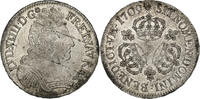 France Ecu aux 3 couronnes Louis XIV, Rennes, Silver -