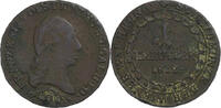 Austria 1 Kreuzer Franz I, Orawitz, Copper, KM:2112 -