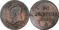 France 1 Centime Dupré, Paris, Copper -