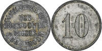 Germany 10 Pfennig City of Münsingen, Nickel plated zinc -