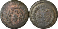 ITALIAN STATES 4 Soldi Coin, CORSICA, General Pasquale Paoli, Murato -