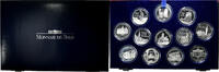 France Set 12x100 Francs Monuments et Sites d'Europe, MDP, Proof -